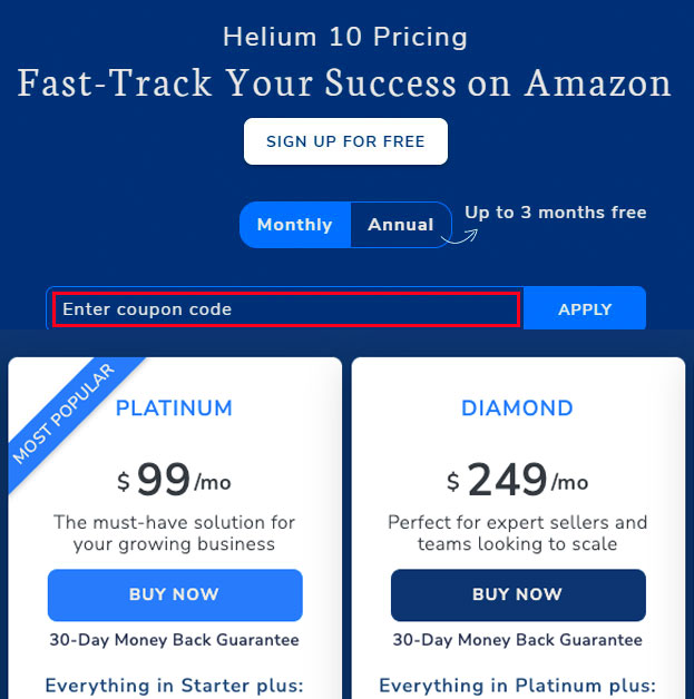 helium 10 coupon